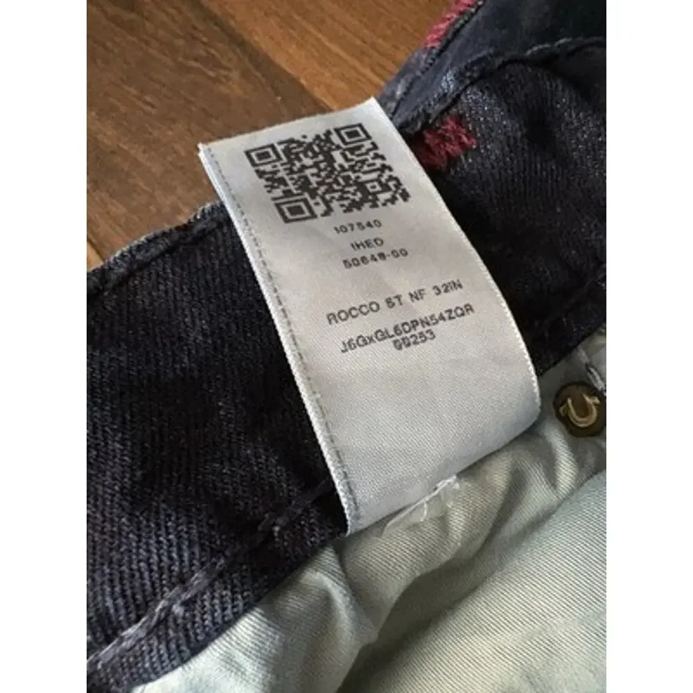 True Religion Rocco Relaxed Skinny Jeans Super T Size 40